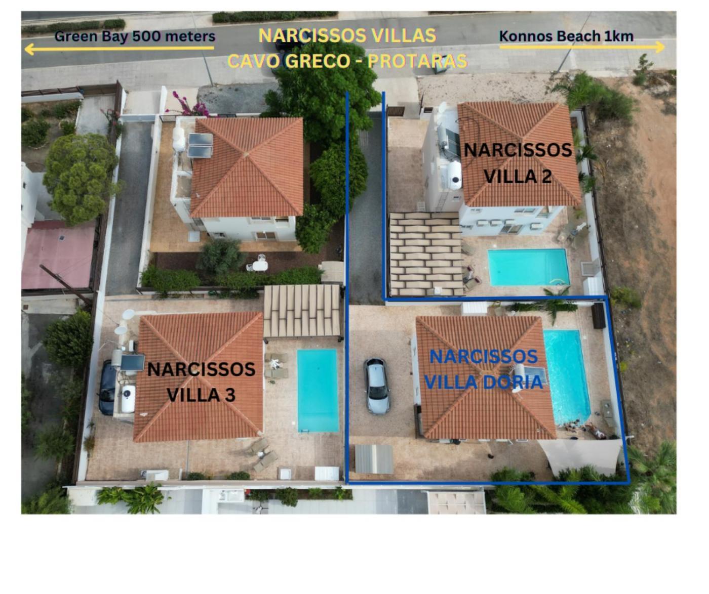 Narcissos Villa Doria Protaras Zewnętrze zdjęcie
